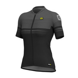 ALÉ Cycling short sleeve jersey - SLIDE LADY  - grey/black