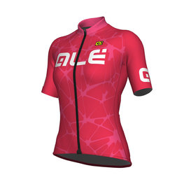 ALÉ Cycling short sleeve jersey - CRACLE LADY  - pink