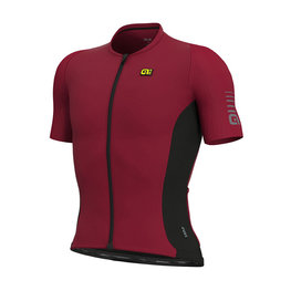 ALÉ Cycling short sleeve jersey - RACE - bordeaux