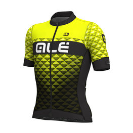 ALÉ Cycling short sleeve jersey - HEXA - black/yellow