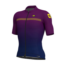 ALÉ Cycling short sleeve jersey - FADE - purple/blue