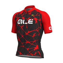 ALÉ Cycling short sleeve jersey - CRACLE - black/red