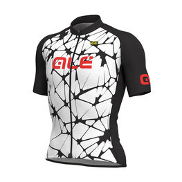 ALÉ Cycling short sleeve jersey - CRACLE - black/white