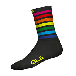 ALÉ Cyclingclassic socks - RAINBOW  - multicolour/black