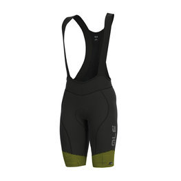 ALÉ Cycling bib shorts - MASTER - black/yellow