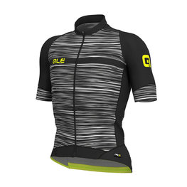 ALÉ Cycling short sleeve jersey - THE END - black/white