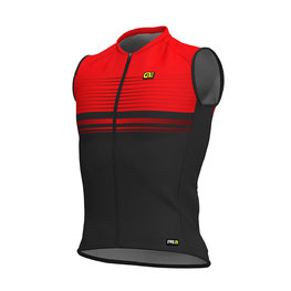 ALÉ Cycling sleeveless jersey - SLIDE - red/black