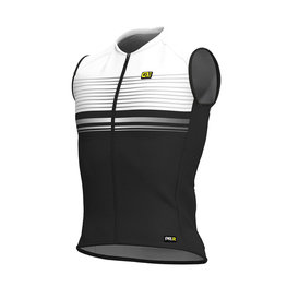 ALÉ Cycling sleeveless jersey - SLIDE - white/black