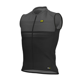 ALÉ Cycling sleeveless jersey - SLIDE - grey/black