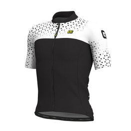 ALÉ Cycling short sleeve jersey - CLIMB - black/white