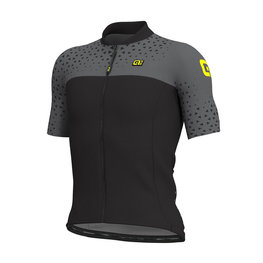 ALÉ Cycling short sleeve jersey - CLIMB - black/grey