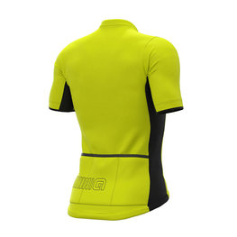 ALÉ Cycling short sleeve jersey - COLOR BLOCK - yellow