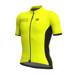 ALÉ Cycling short sleeve jersey - COLOR BLOCK - yellow