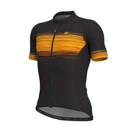 ALÉ Cycling short sleeve jersey - START - orange/black