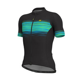 ALÉ Cycling short sleeve jersey - START - black/blue