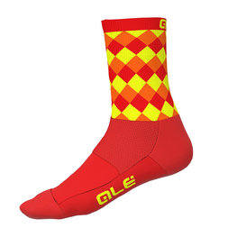 ALÉ Cyclingclassic socks - RUMBLES  - orange/yellow