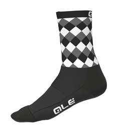 ALÉ Cyclingclassic socks - RUMBLES  - black/white