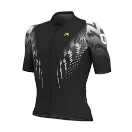 ALÉ Cycling short sleeve jersey - PRO RACE - black/white