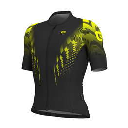 ALÉ Cycling short sleeve jersey - PRO RACE - black/yellow