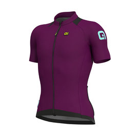 ALÉ Cycling short sleeve jersey - KLIMA - purple