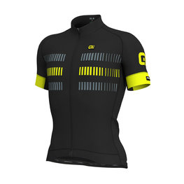 ALÉ Cycling short sleeve jersey - STRADA - black/yellow