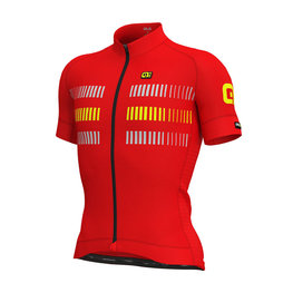 ALÉ Cycling short sleeve jersey - STRADA - yellow/red