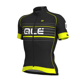 ALÉ Cycling short sleeve jersey - SALITA - yellow/black