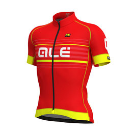 ALÉ Cycling short sleeve jersey - SALITA - red/yellow