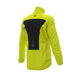 ALÉ Cycling windproof jacket - LIGHT PACK - yellow