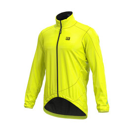 ALÉ Cycling windproof jacket - LIGHT PACK - yellow