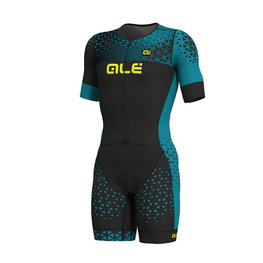 ALÉ Cycling overal - RUSH - black/blue