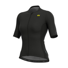 ALÉ Cycling short sleeve jersey - RACE LADY - black