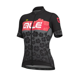 ALÉ Cycling short sleeve jersey - IBISCO LADY - red/black