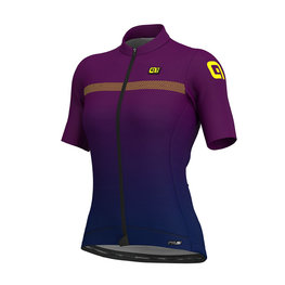 ALÉ Cycling short sleeve jersey - FADE LADY - purple