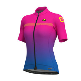 ALÉ Cycling short sleeve jersey - FADE LADY - blue/pink
