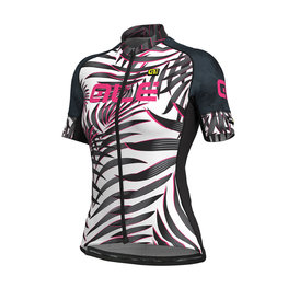 ALÉ Cycling short sleeve jersey - SUNSET LADY - white/black