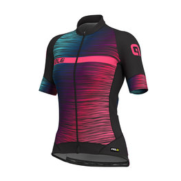 ALÉ Cycling short sleeve jersey - THE END LADY - black/pink