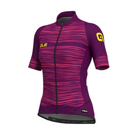 ALÉ Cycling short sleeve jersey - THE END LADY - purple