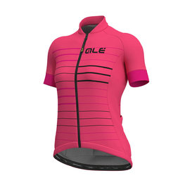 ALÉ Cycling short sleeve jersey - ERGO LADY  - pink