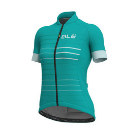 ALÉ Cycling short sleeve jersey - ERGO LADY - blue
