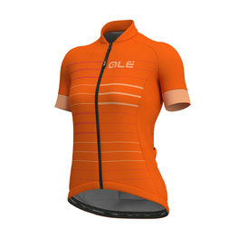 ALÉ Cycling short sleeve jersey - ERGO LADY  - orange