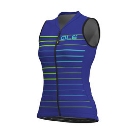 ALÉ Cycling sleeveless jersey - ERGO LADY - blue