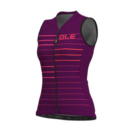ALÉ Cycling sleeveless jersey - ERGO LADY  - purple