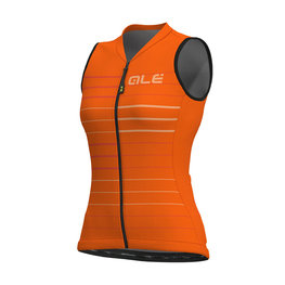 ALÉ Cycling sleeveless jersey - ERGO LADY - orange