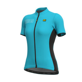 ALÉ Cycling short sleeve jersey - COLOR BLOCK LADY - blue