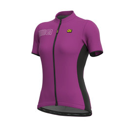 ALÉ Cycling short sleeve jersey - COLOR BLOCK LADY - purple