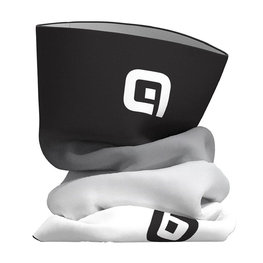 ALÉ Cycling neckwarmer - FADE - white/black