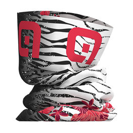 ALÉ Cycling neckwarmer - SAVANA - pink/white