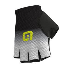ALÉ Cycling fingerless gloves - MESH  - black/white