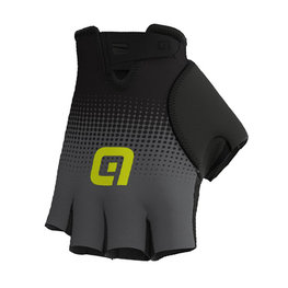 ALÉ Cycling fingerless gloves - DOTS  - black/grey